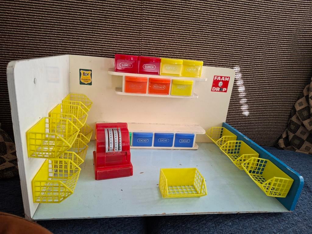 Vintage houten winkeltje, Ophalen of Verzenden