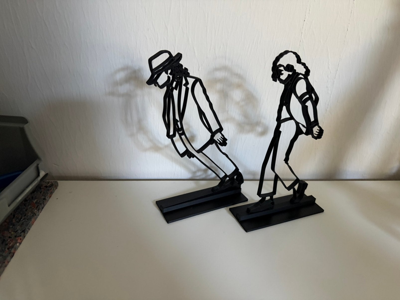 Michael Jackson ‘Moonwalk’ en ‘Smooth Criminal’ silhouet. 3D, Ophalen of Verzenden, Nieuw