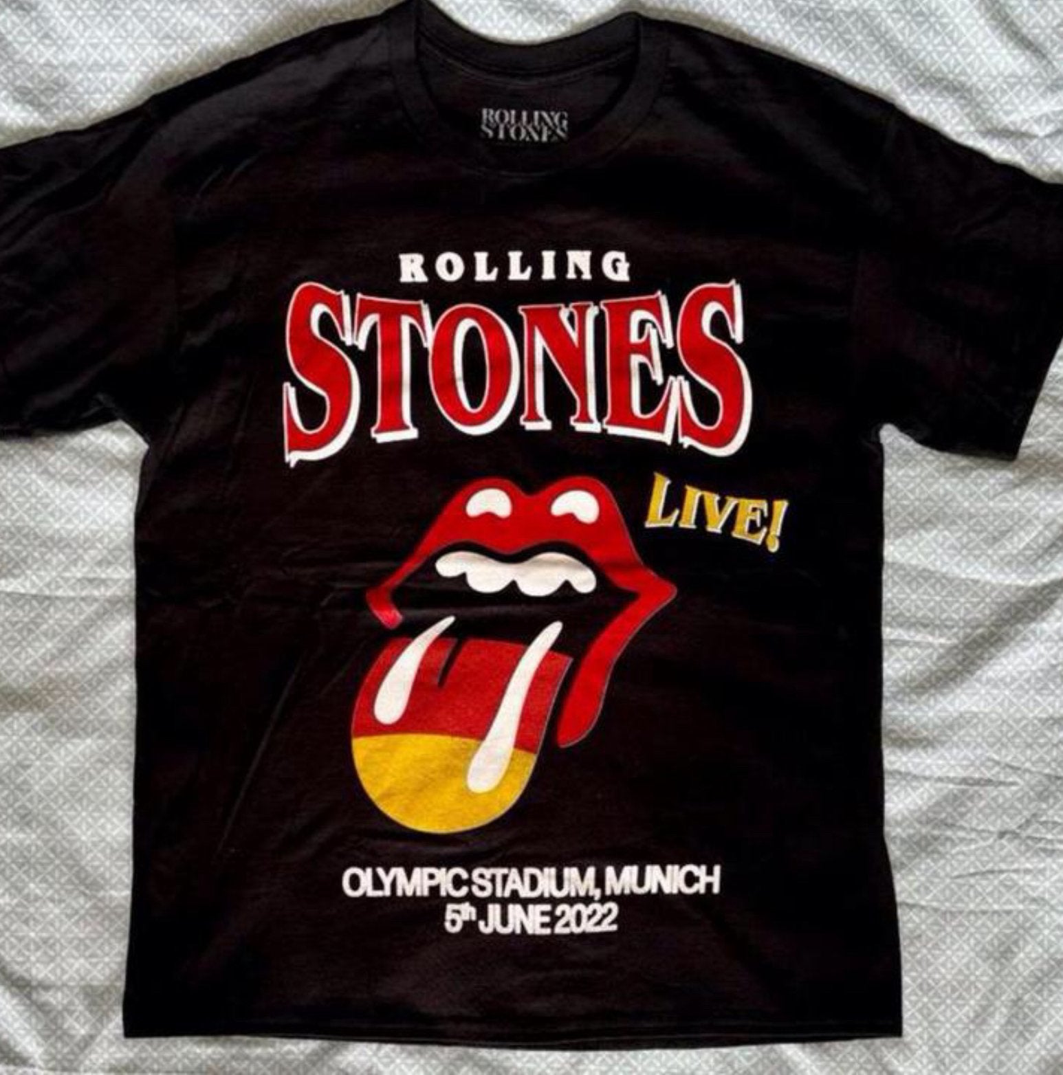 Rolling Stones Tour Poster & T-Shirt Munchen 5 Juni 2022, Verzenden, Nieuw, Poster, Artwork of Schilderij