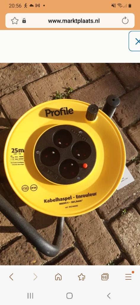 Nieuwe Kabelhaspel, Ophalen, Nieuw, Kabel of Snoer