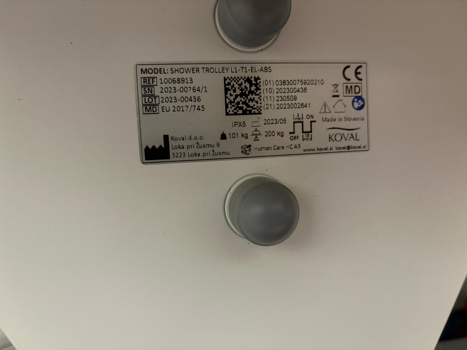 Koval Orka Elektrische Douchebrancard /2023 – LINAK – 200 kg, Ophalen of Verzenden, Nieuw