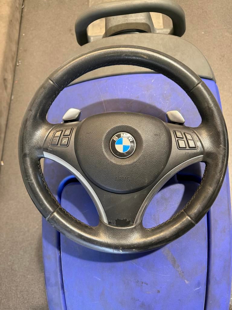 Stuur met flippers voor BMW E90 E91 E92 E93 E87 E8x E9x, Auto-onderdelen, Besturing, BMW, Gebruikt, Ophalen of Verzenden