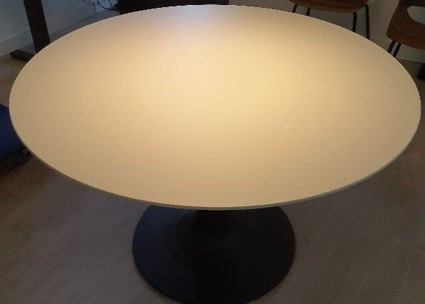 Tafelblad zonder voet - Wit, rond, Overige materialen, Gebruikt, 50 tot 100 cm, Rond