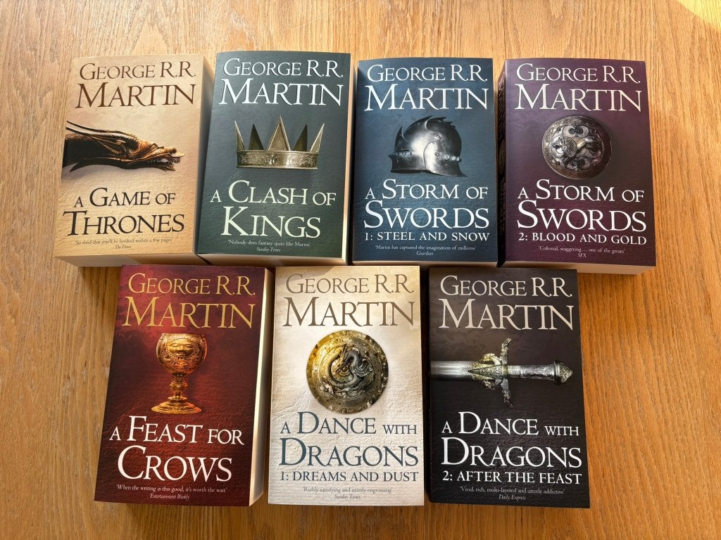 Game of Thrones 7 boeken in Engels, Ophalen, Zo goed als nieuw