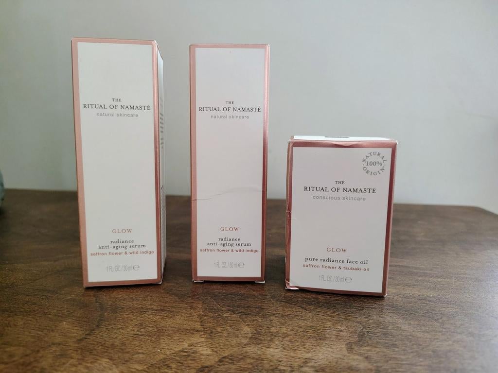 Rituals Namasté Glow serums + pure radiance face oil, Ophalen of Verzenden, Nieuw, Gehele gezicht, Verzorging
