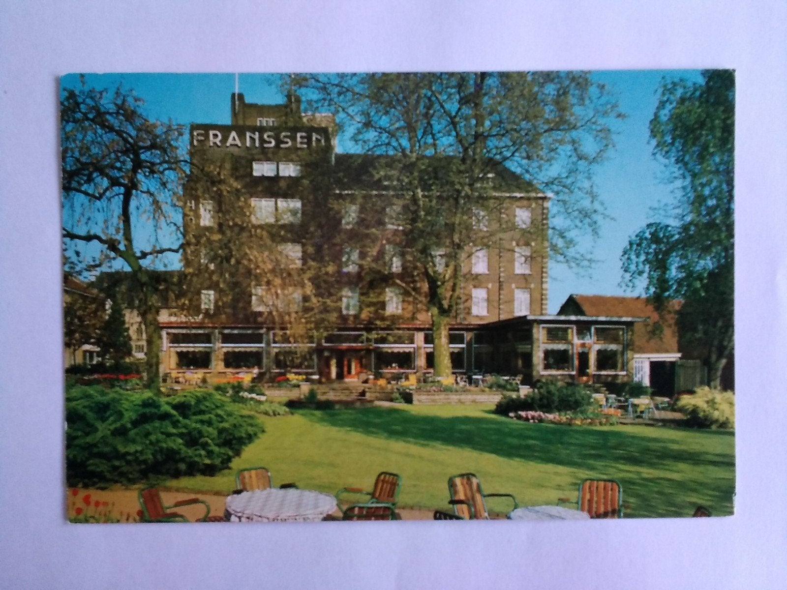 Ansichtkaart Valkenburg Hotel Restaurant Franssen jaren '60, Verzenden, 1960 tot 1980, Limburg
