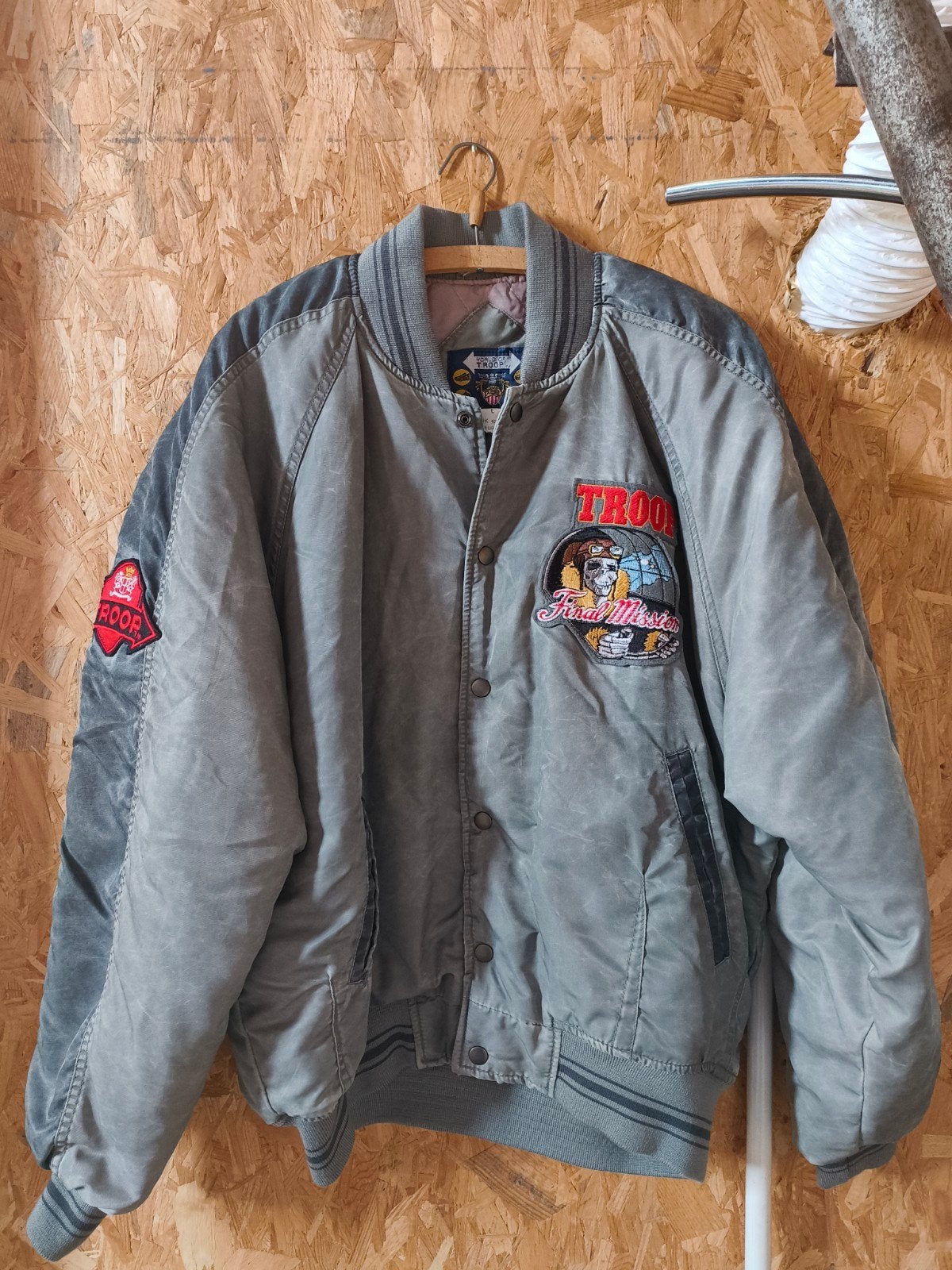 Vintage jaren 90 Troop Bomberjack maat L, Ophalen of Verzenden, Zo goed als nieuw, Maat 52/54 (L)