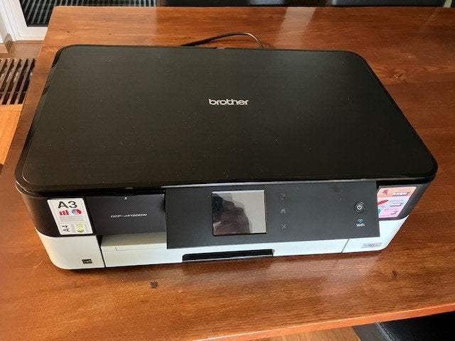 PRINTER A3-A4 Brother DCP 4120 DW (absorbeerkussen vol), Computers en Software, Gebruikt, Inkjetprinter, All-in-one, Ingebouwde Wi-Fi