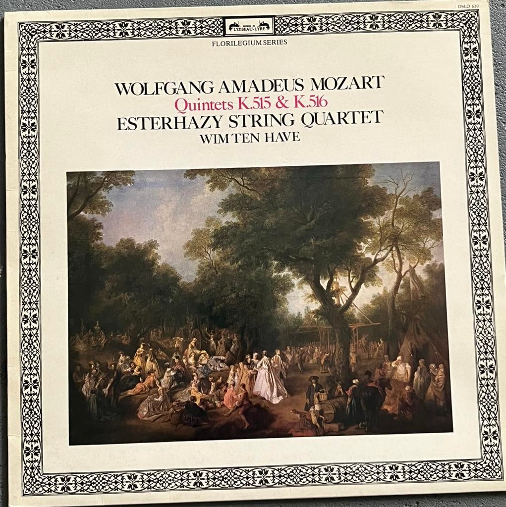 lp klassiek elpee vinyl Mozart Esterhazy String Quintets 515, Overige typen, Ophalen of Verzenden, Zo goed als nieuw, 12 inch
