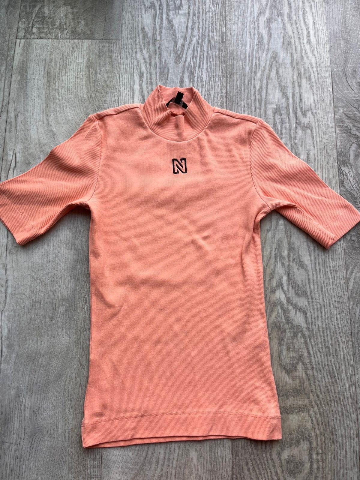 Nikkie shirt maat 32, Zwart, Ophalen of Verzenden, Zo goed als nieuw, Korte mouw