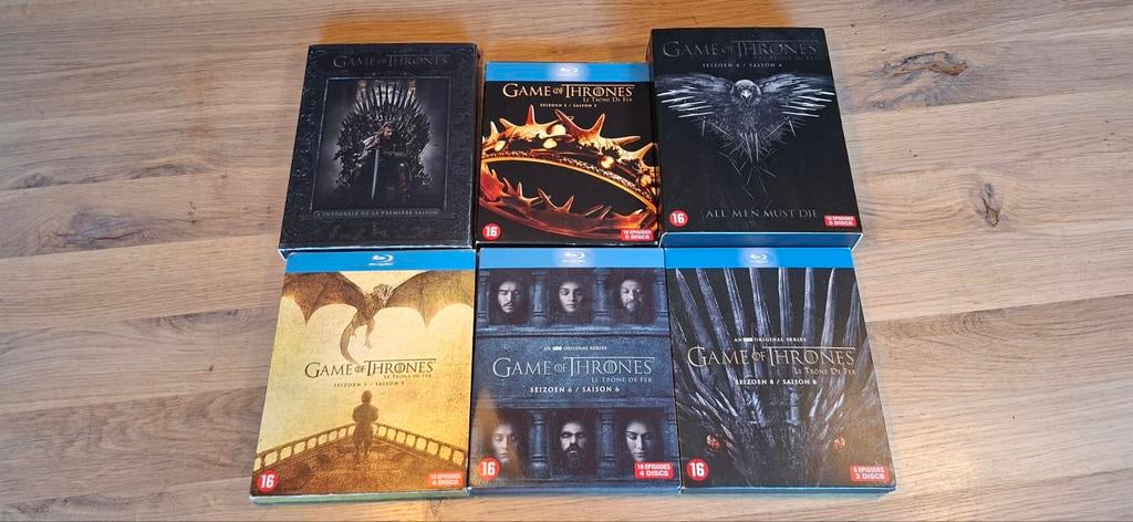 Game of Thrones Serie(Seizoen 1, 2, 4, 5,6) Blu-ray Boxset, Vanaf 16 jaar, Ophalen of Verzenden, Zo goed als nieuw, Science Fiction en Fantasy