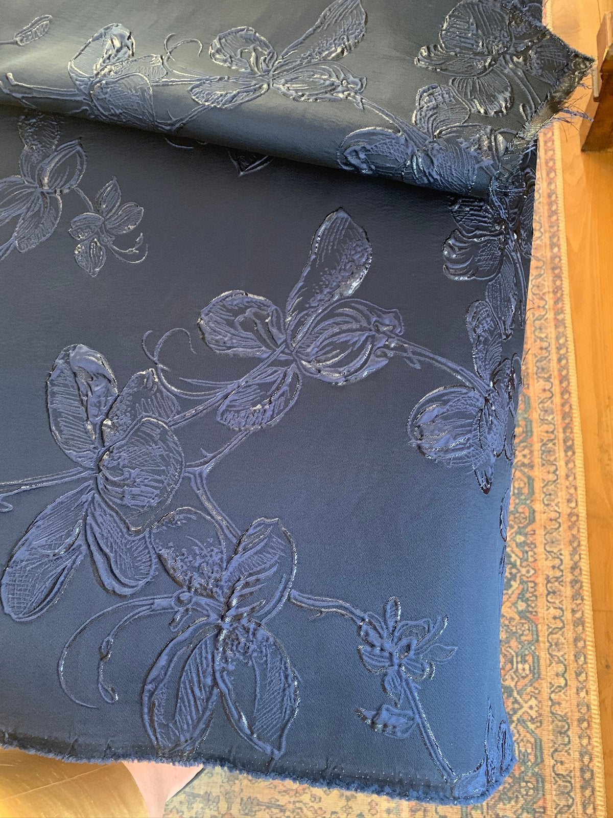 Exclusieve Italiaanse jacquard 140x140 cm, Ophalen, Zo goed als nieuw