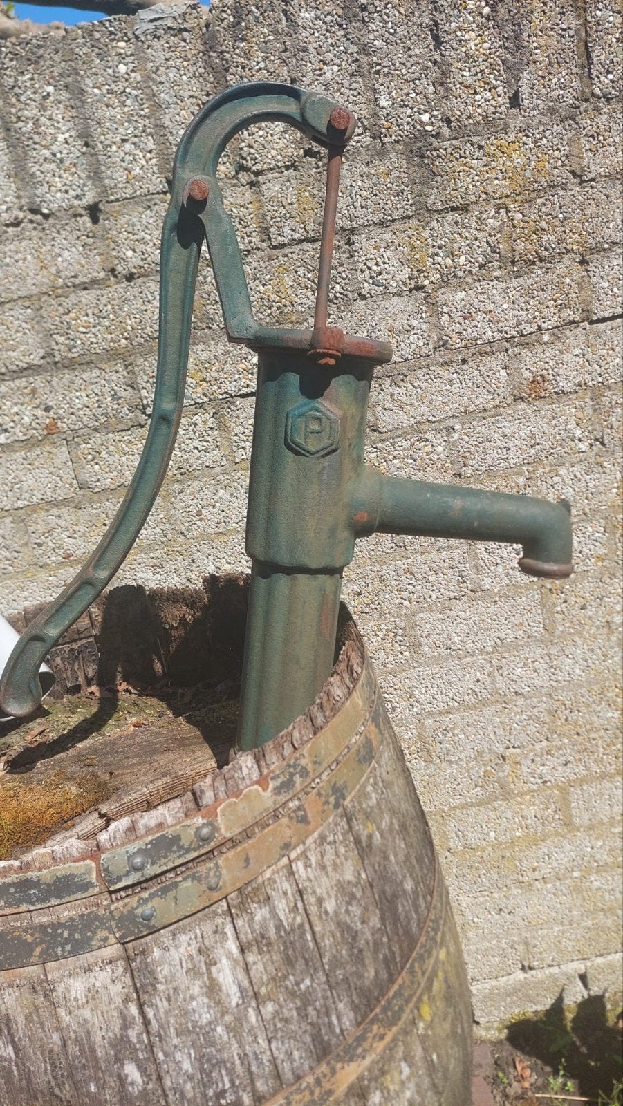 Gietijzeren waterpomp / zwengelpomp, Ophalen, Gebruikt, Handmatig, Overige typen