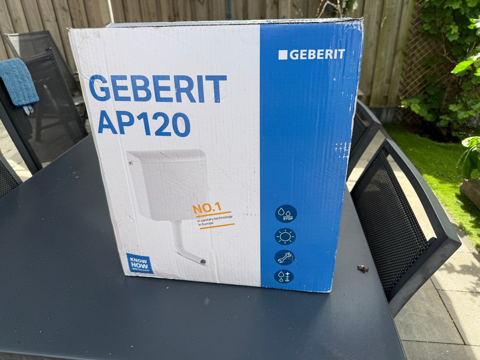 Geberit AP120 Opbouwreservoir - Nieuw in doos, Ophalen, Nieuw, Toilet