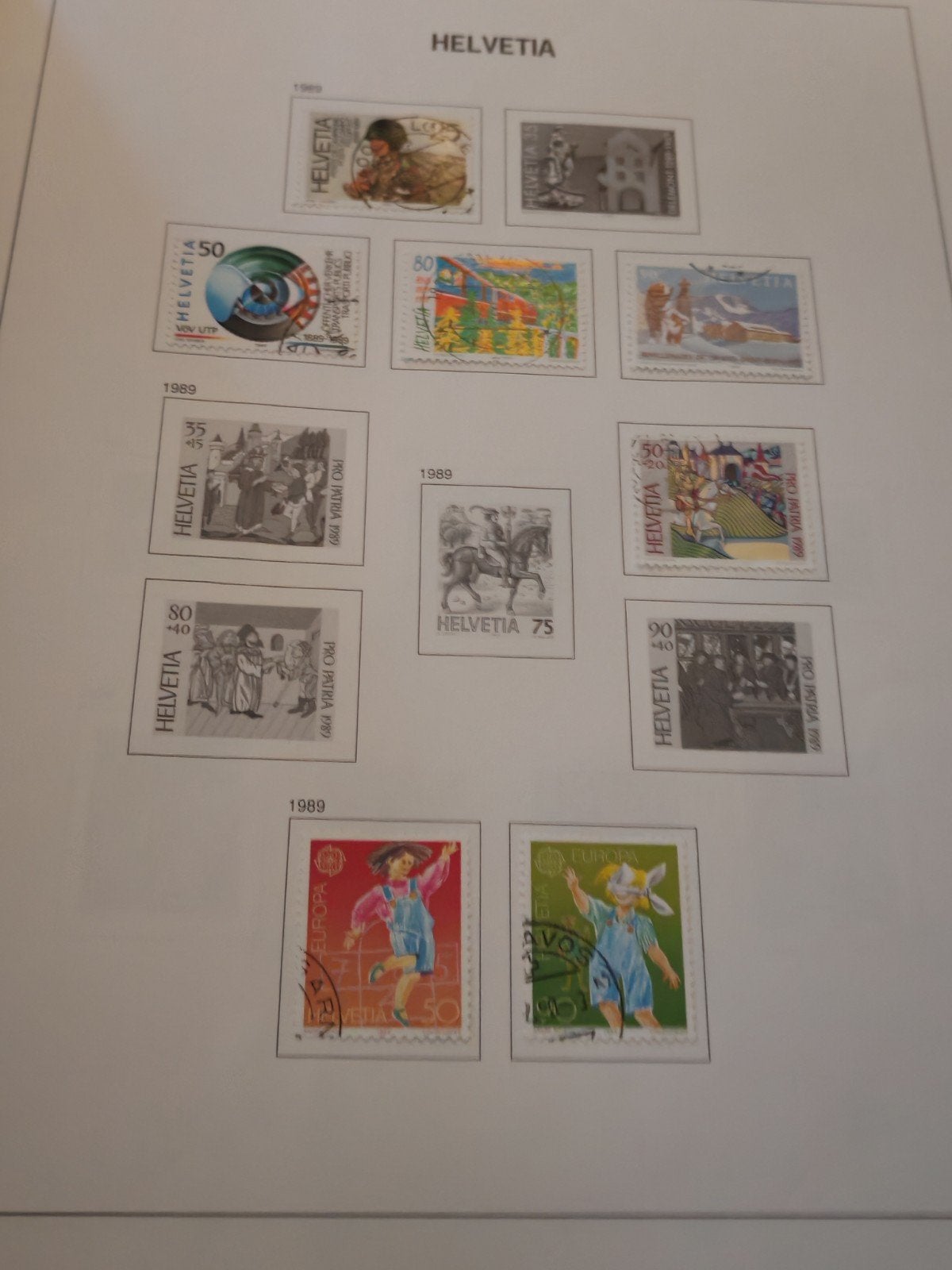 davo Zwitserland tm 1996 (5/5), Postzegels en Munten, Ophalen of Verzenden