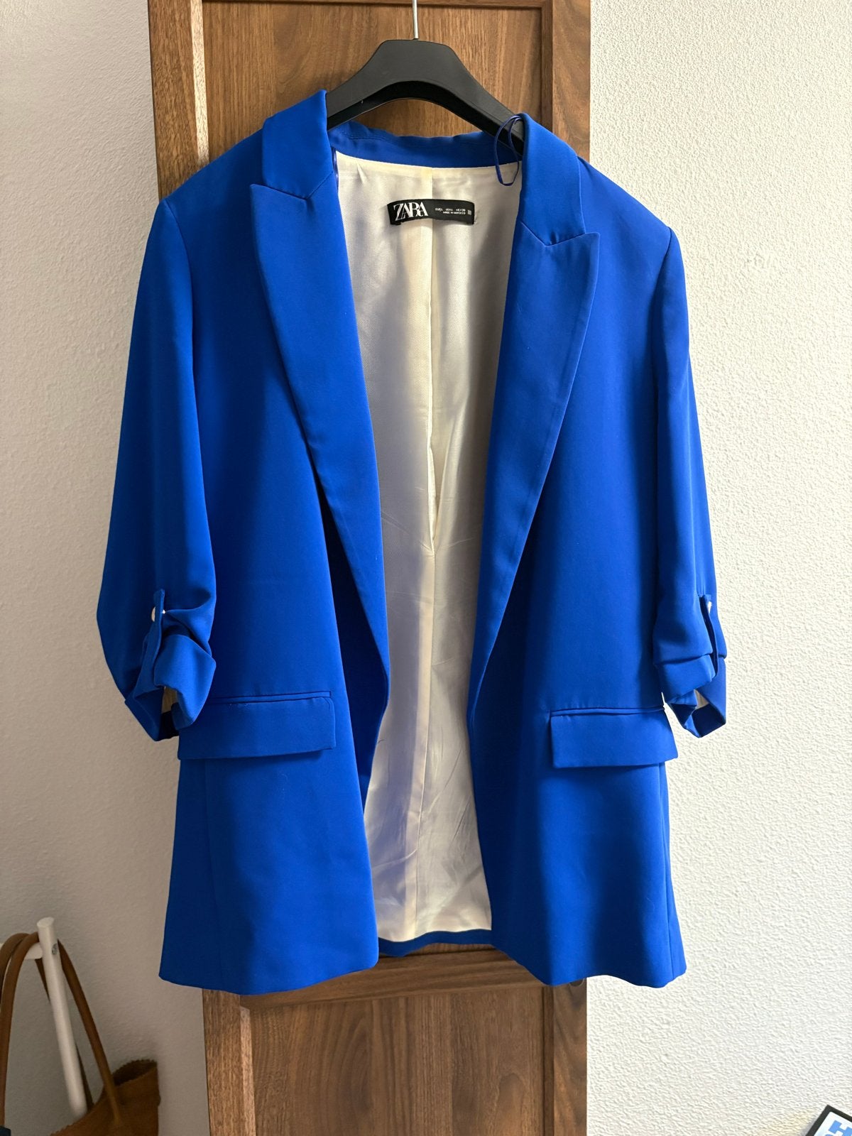 Zara Blauwe Blazer Maat L, Kleding | Dames, Blauw, Maat 42/44 (L), Ophalen of Verzenden, Jasje