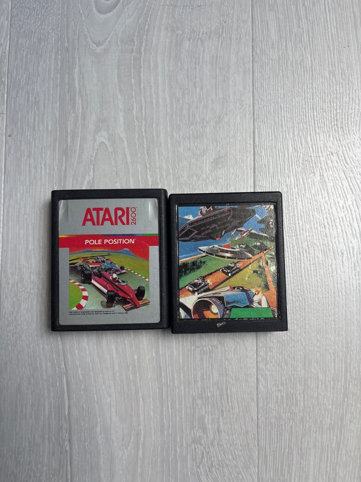 Atari 2600 Pole Position & onbekende game cartridge, Ophalen of Verzenden, Gebruikt, Racen en Vliegen, Atari 2600