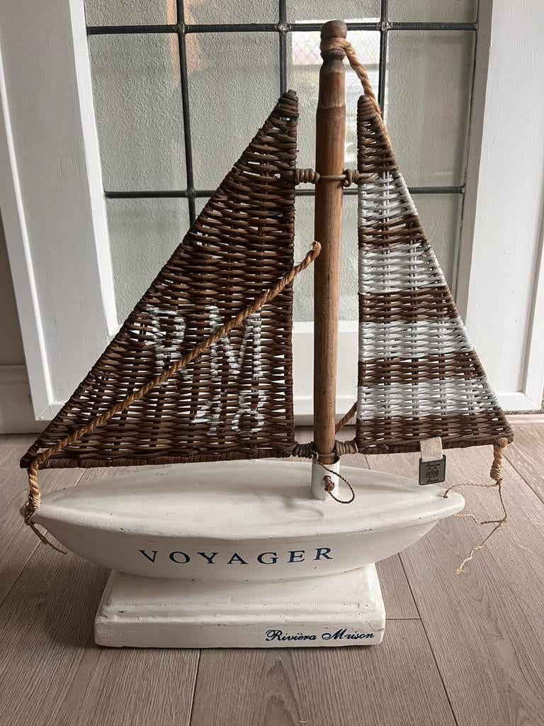 Riviéra Maison zeilboot, Huis en Inrichting, Woonaccessoires | Overige, Ophalen, Zo goed als nieuw