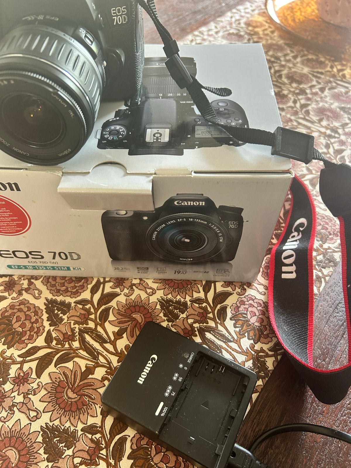 Canon EOS 70D Spiegelreflexcamera met 18-55mm lens, Audio, Tv en Foto, Ingebouwde flitser, Spiegelreflex, Canon, Ophalen of Verzenden