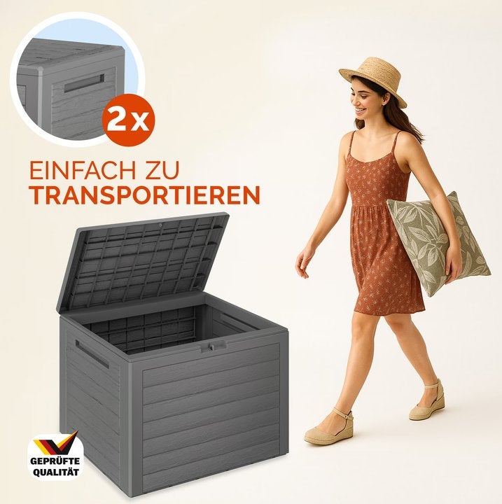 Opbergbox opbergkist tuinkussens kunststof 190L GRTS BEZORGD, Tuin en Terras, Verzenden, Nieuw, Nvt, Nvt