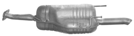 Uitlaat, Einddemper Opel Astra G Combi, -, -, Opel, Nieuw