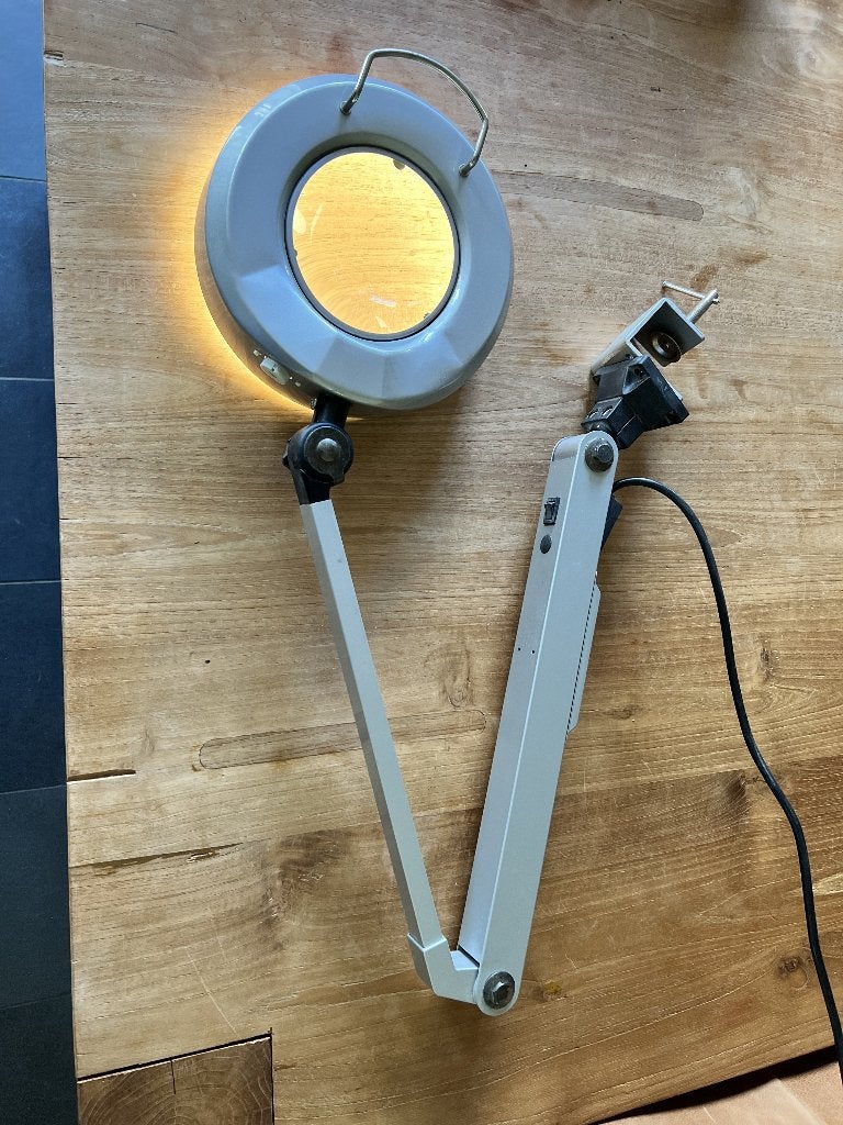 loeplamp, Hobby en Vrije tijd, Ophalen, Gebruikt, Loeplamp