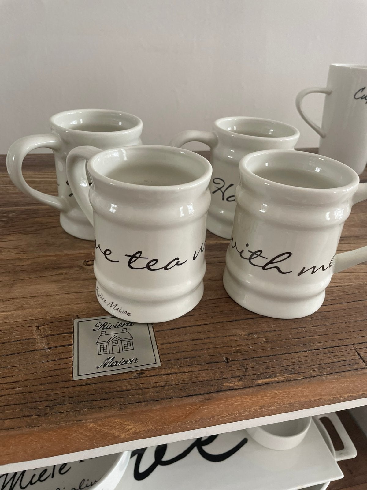 Riviera maison theemok, Ophalen, Zo goed als nieuw, Glas, Overige stijlen