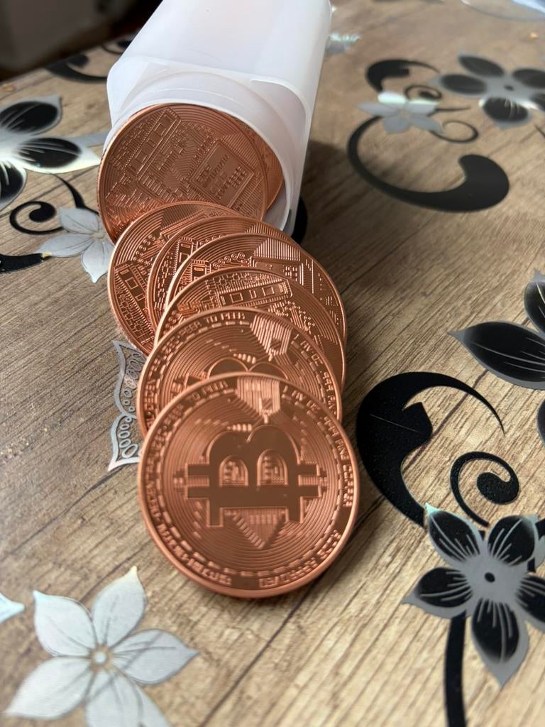 Bitcoin koper munt, Ophalen of Verzenden, Koper