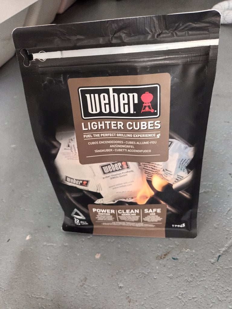 Weber aanmaakblokjes lighter cubes aanmaak blokjes, Ophalen of Verzenden, Nieuw, Weber