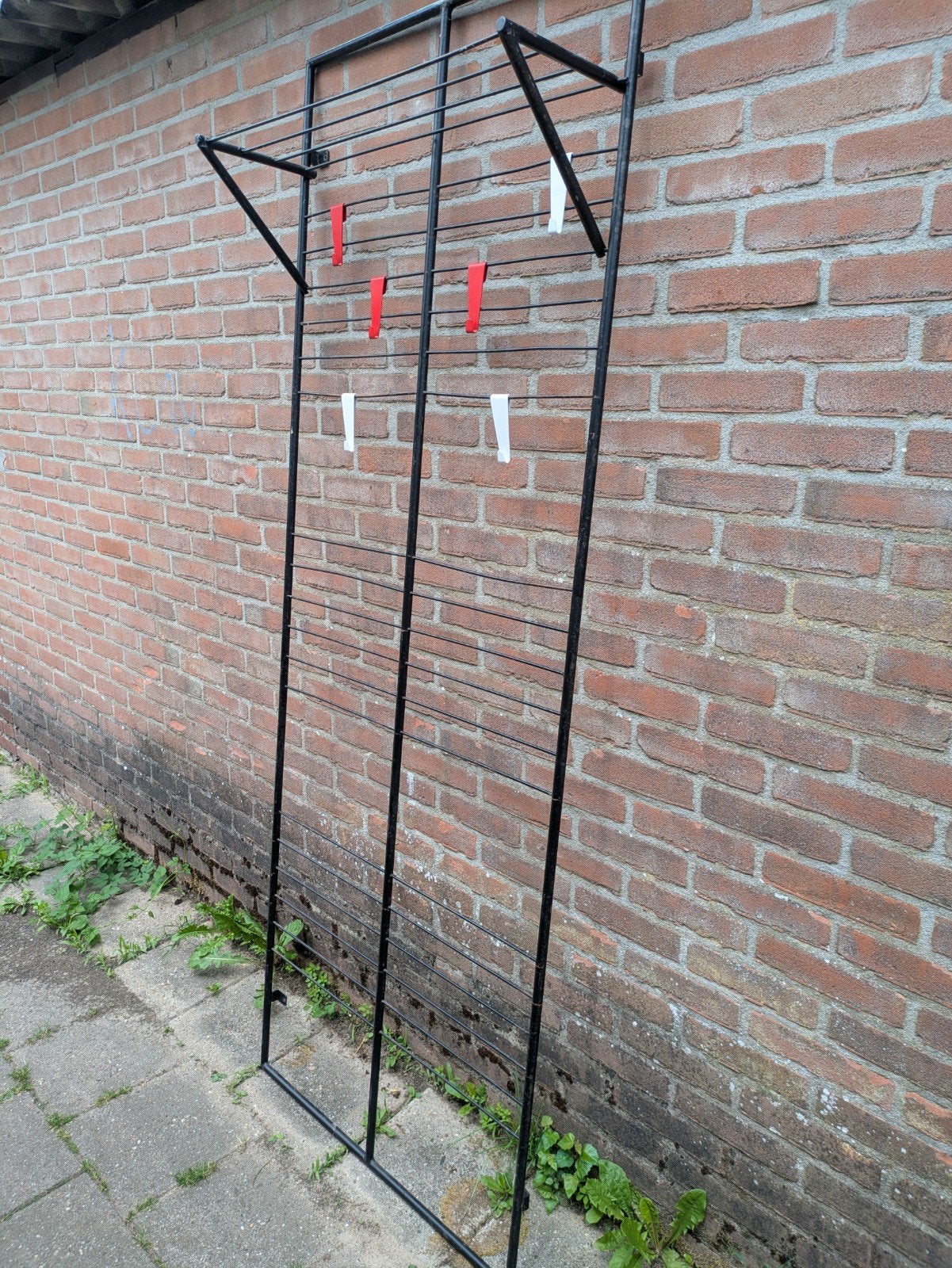 Kapstok Toonladder Vintage Jaren 50 Coen de Vries, Huis en Inrichting, Gebruikt, Minder dan 100 cm, Hout, Ophalen