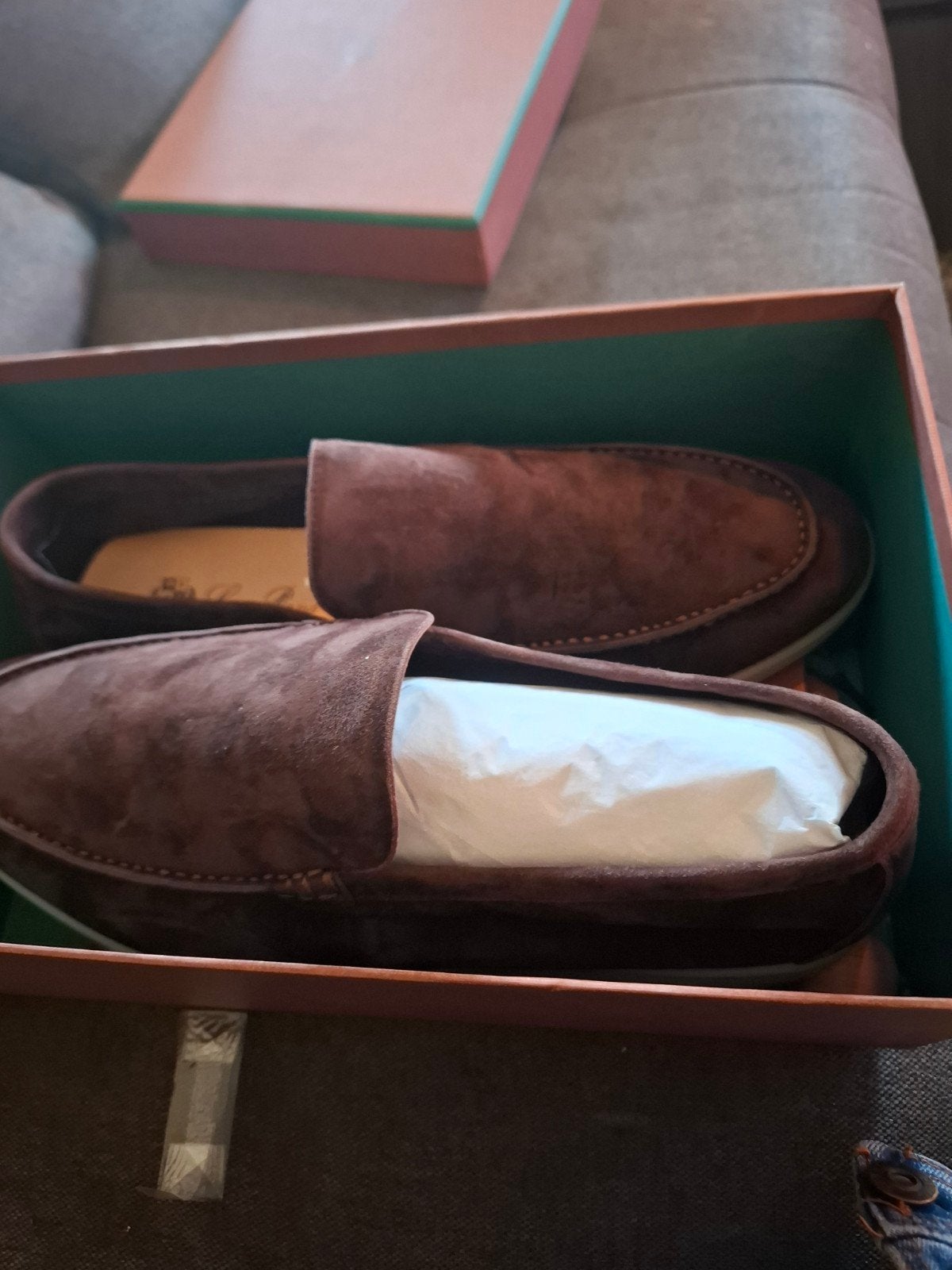 loro piana, Kleding | Heren, Schoenen, Loafers, Bruin, Nieuw, Ophalen of Verzenden