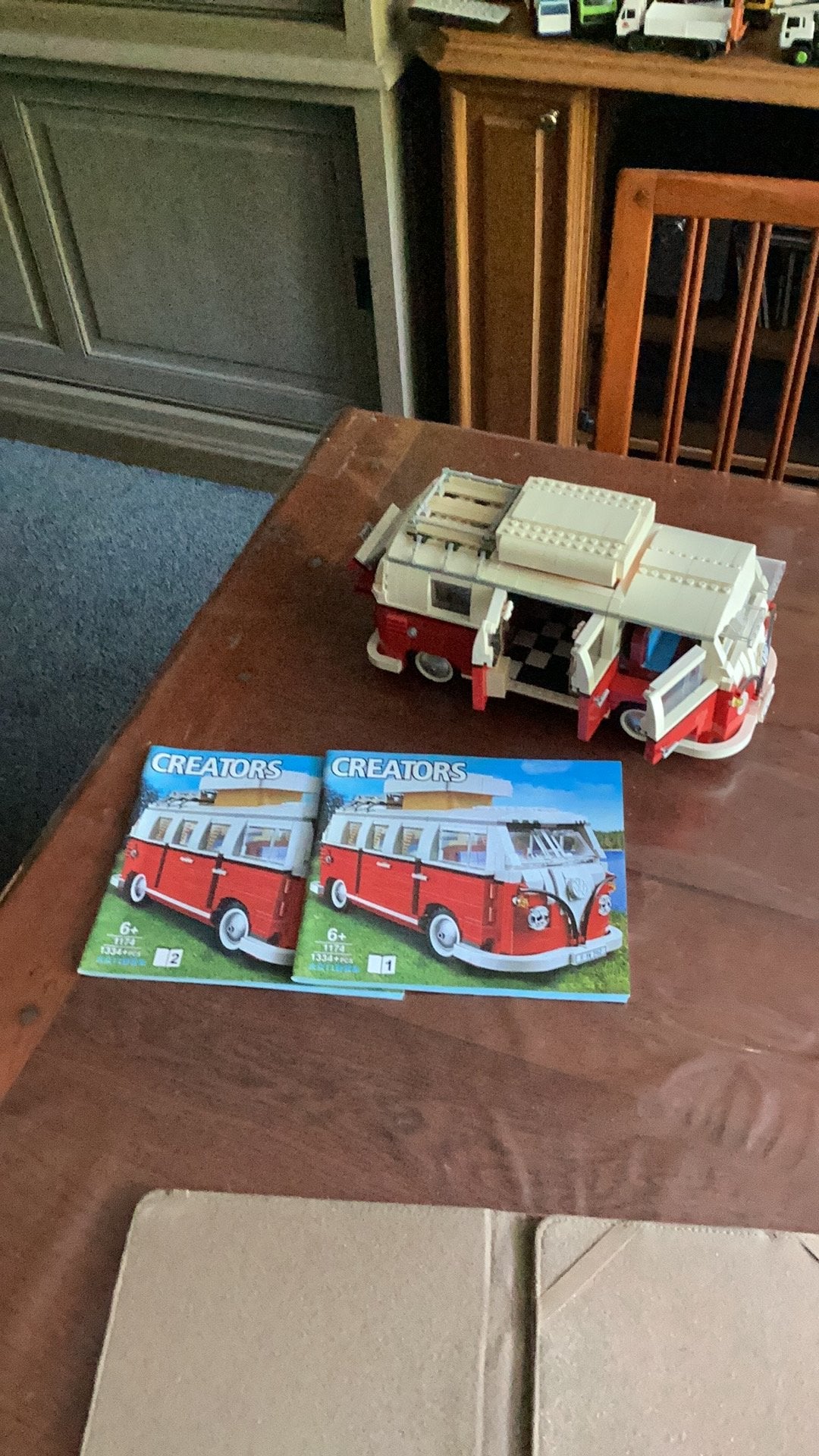 Vw bus set met verlichting CREATORS 1174 imitatie Lego, Ophalen of Verzenden, Zo goed als nieuw, Overige merken