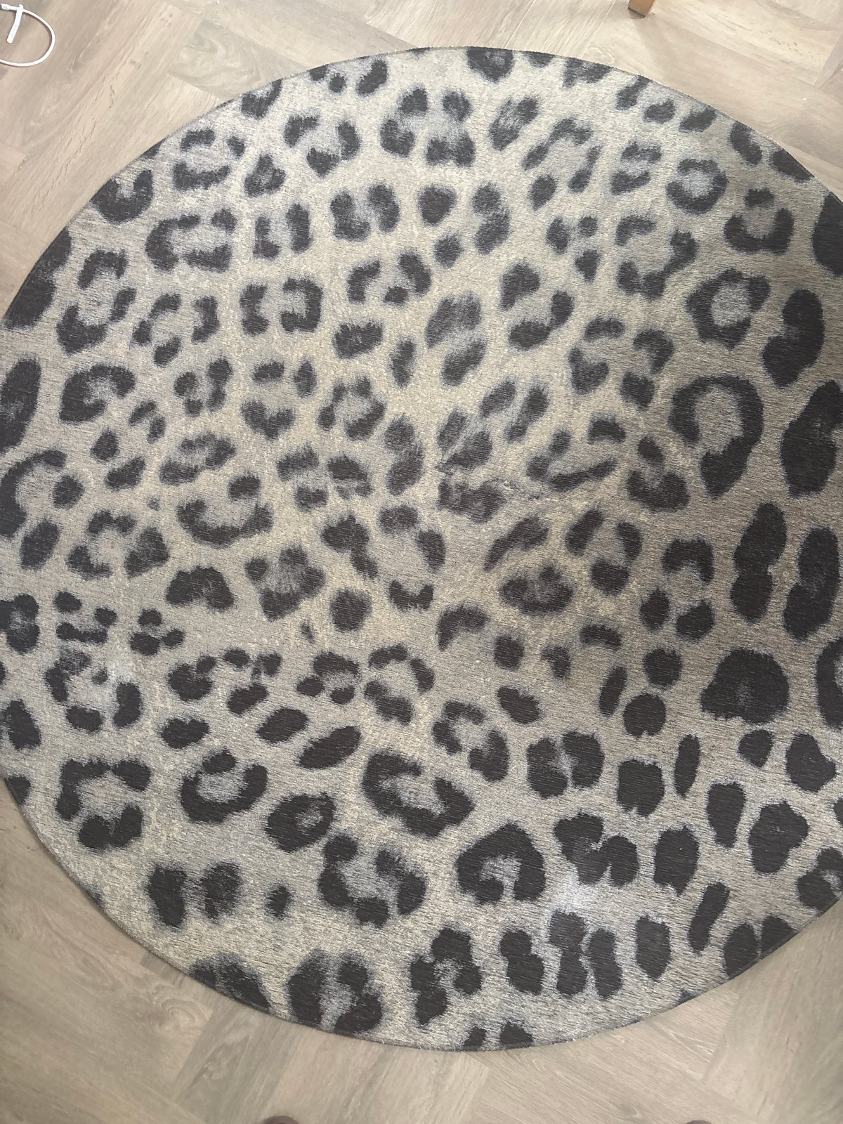 Rond vloerkleed met luipaardprint - Floorpassion x Fred, Ophalen, Beige, Rond, 200 cm of meer