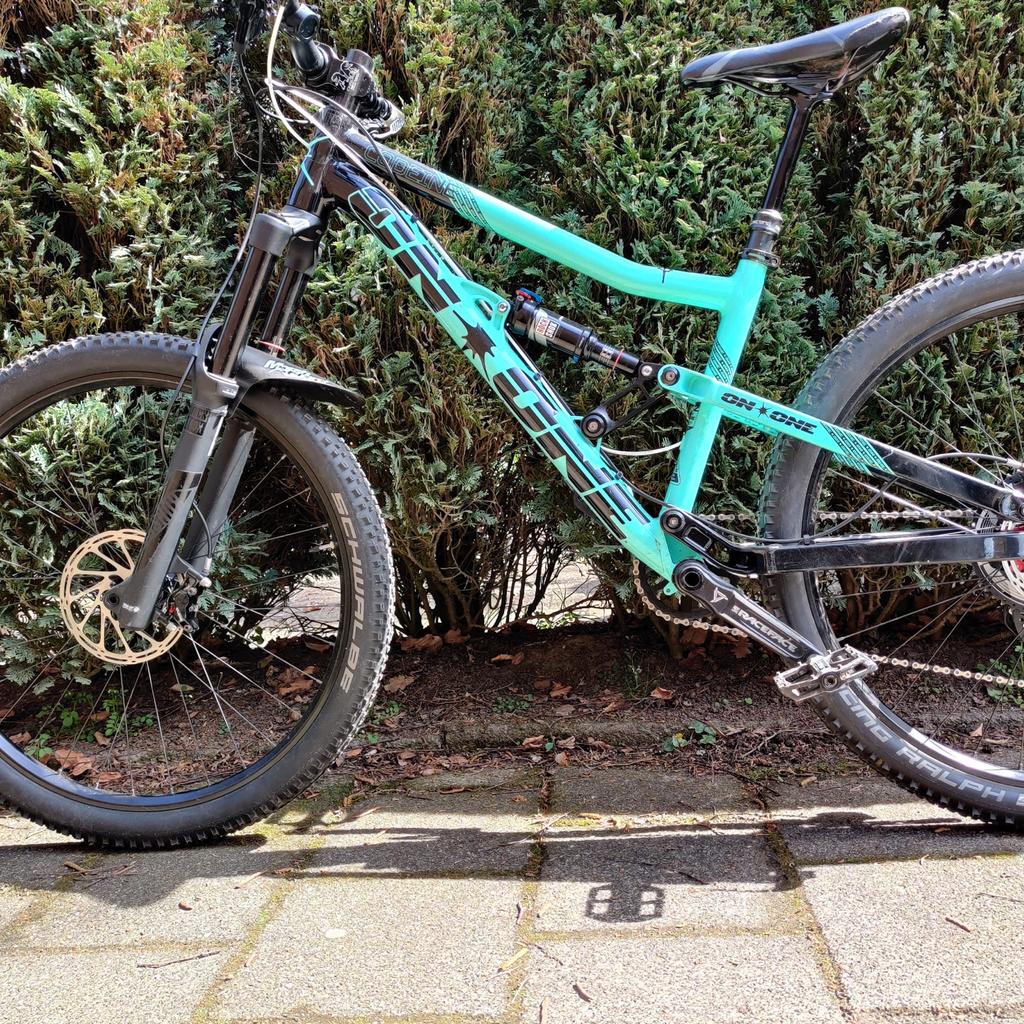 Custom built Full Suspension On One MTB 27.5, Gebruikt, Fully, 45 tot 49 cm, Dames