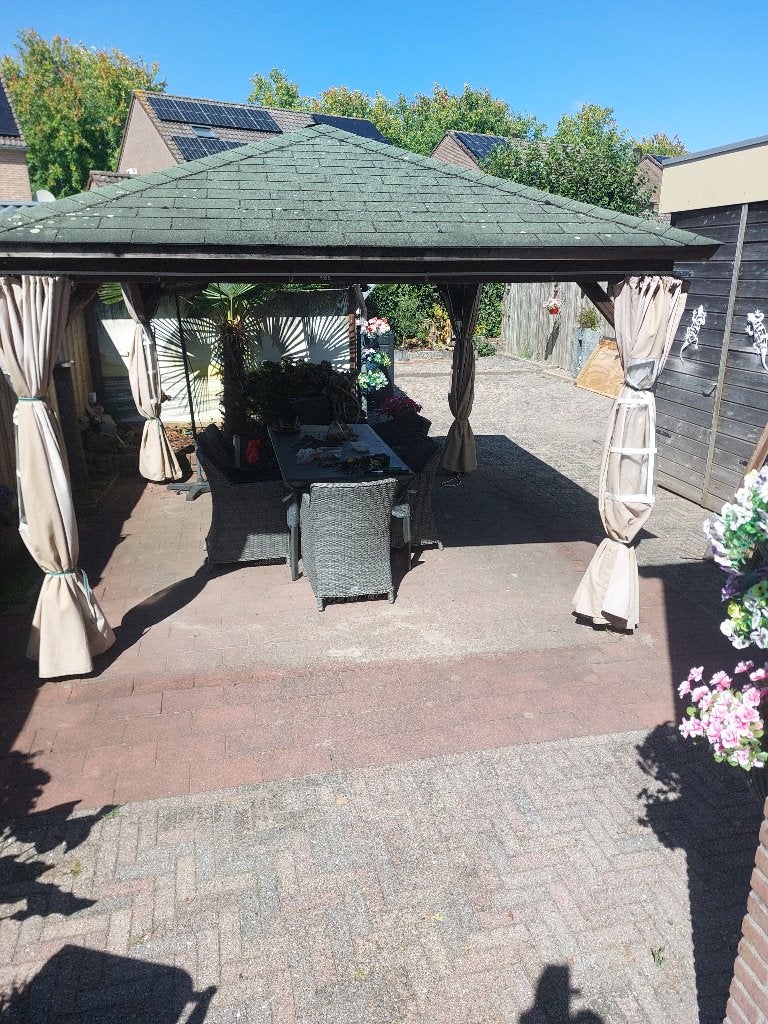 Tuin prieel  3,70  3,20, Ophalen, 250 tot 500 cm, Overige typen, Zonder ramen