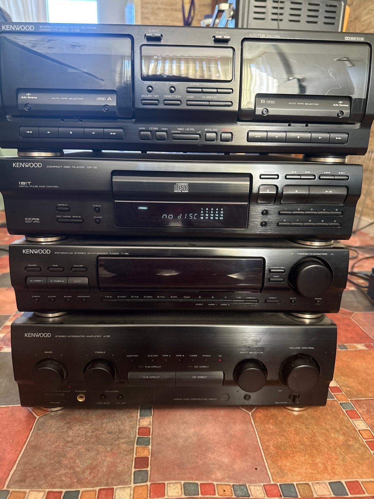 Kenwood Stereo Toren - Getest en Werkend, Overige merken, Gebruikt, Cassettedeck, Losse componenten