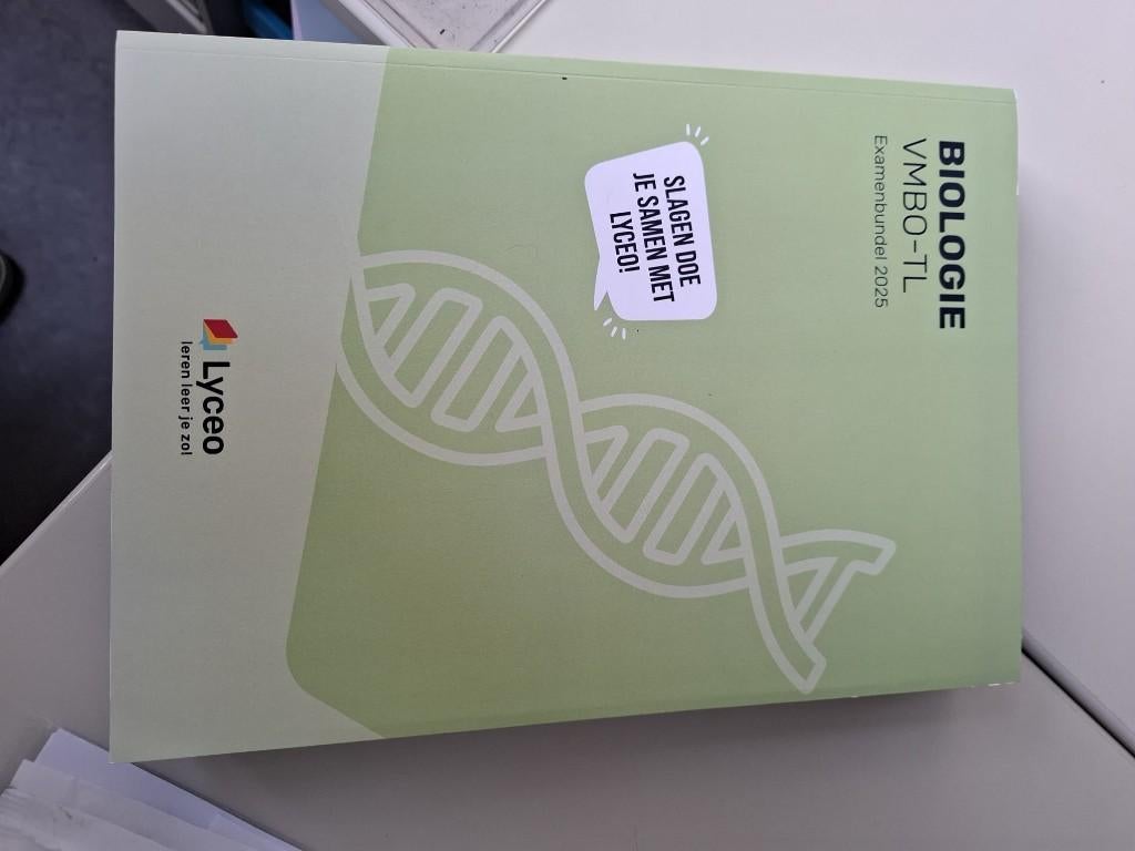Lyceo VMBO-TL examenbundel wiskunde /biologie, VMBO, Lyceo, Biologie, Nieuw