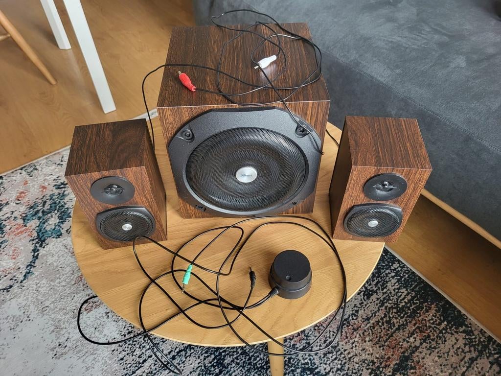Trust Vigor 2.1 Subwoofer Speaker Set, Ophalen, Zo goed als nieuw, Speakers, Overige merken