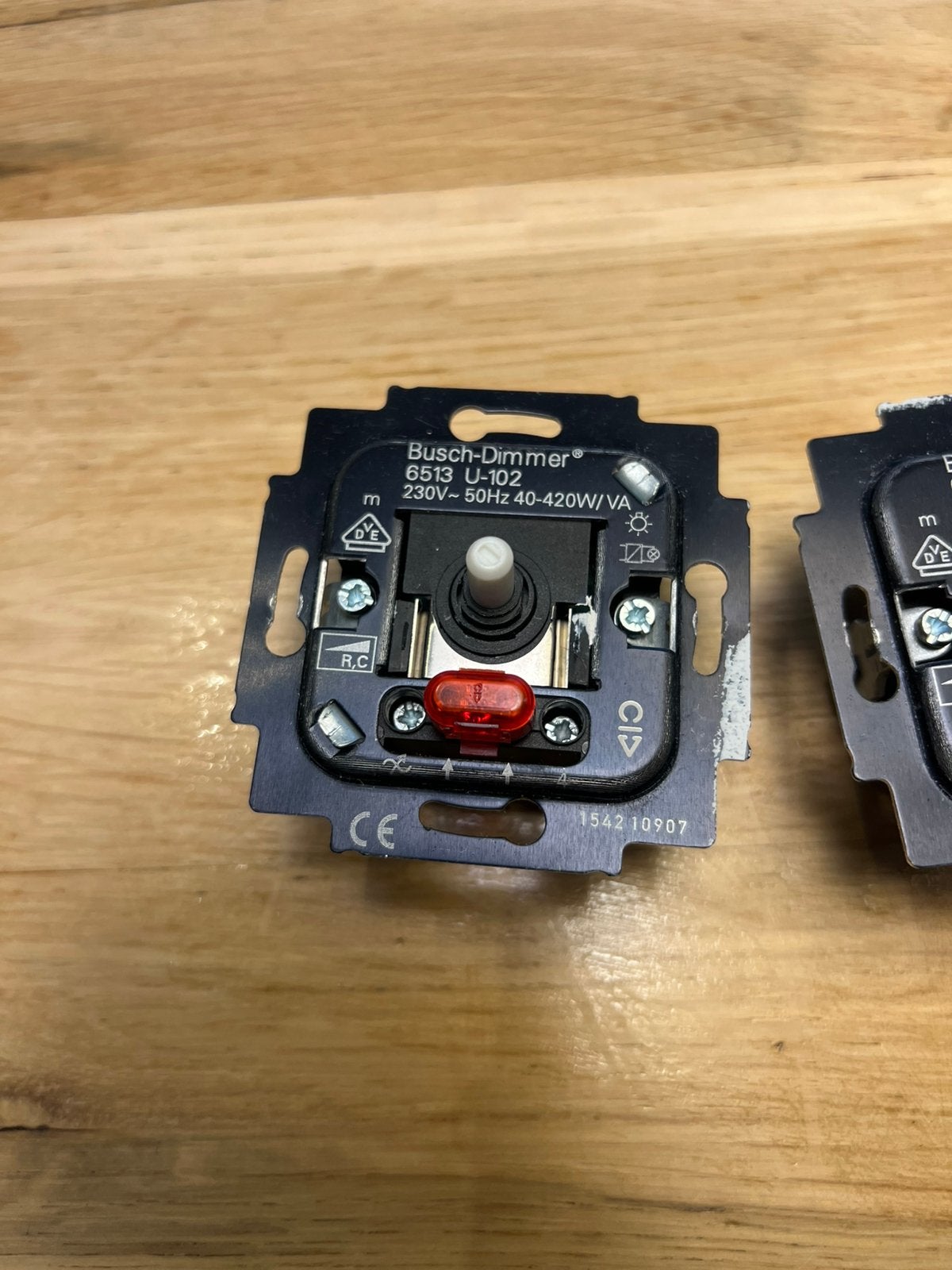 Busch-Dimmer 6513 U102 230V 50 Hz 40-420W, Ophalen of Verzenden, Zo goed als nieuw