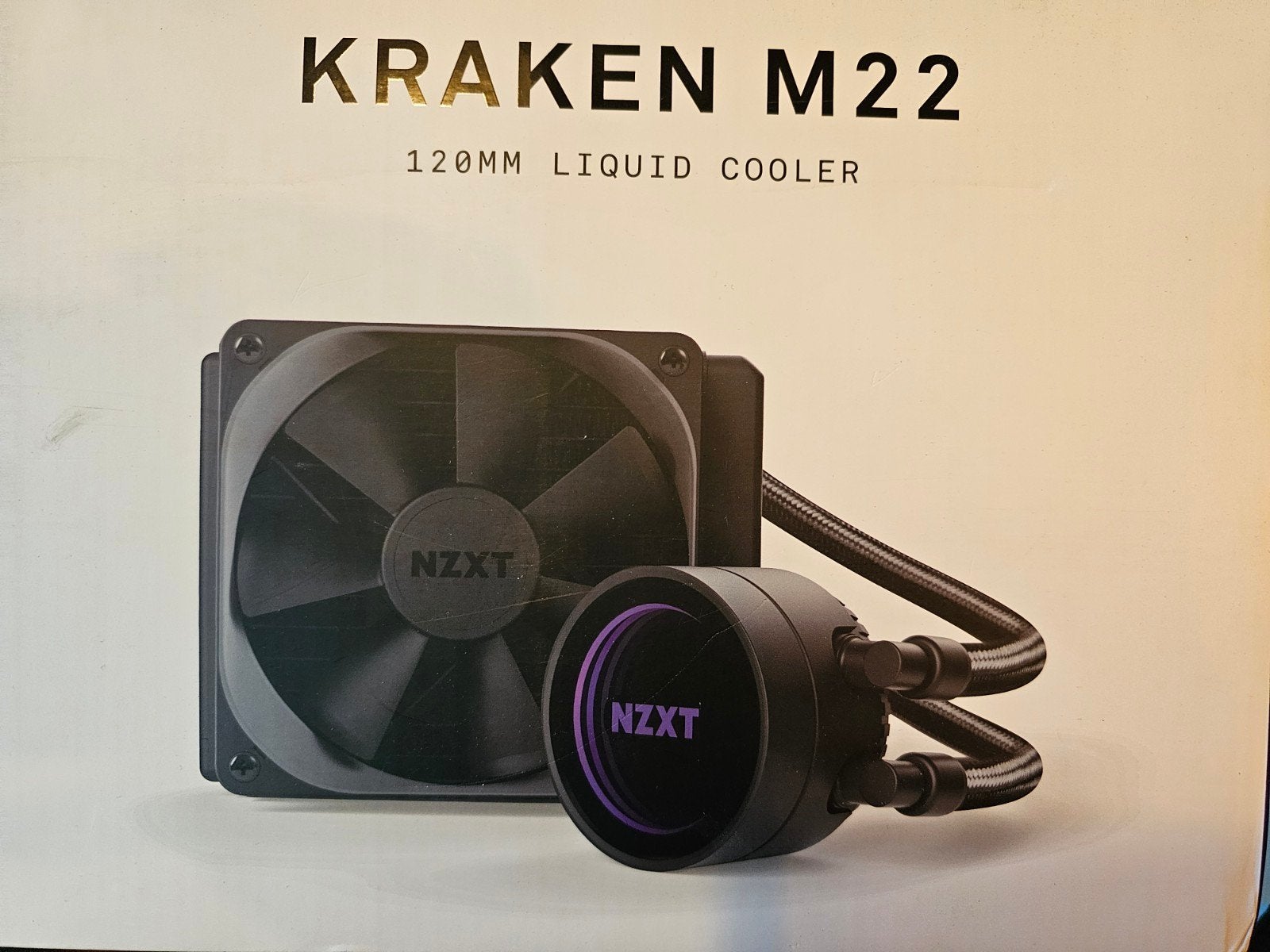 NZXT Kraken M22 120mm Liquid Cooler, Computers en Software, Computerkoelers, Gebruikt, Waterkoeling, Ophalen