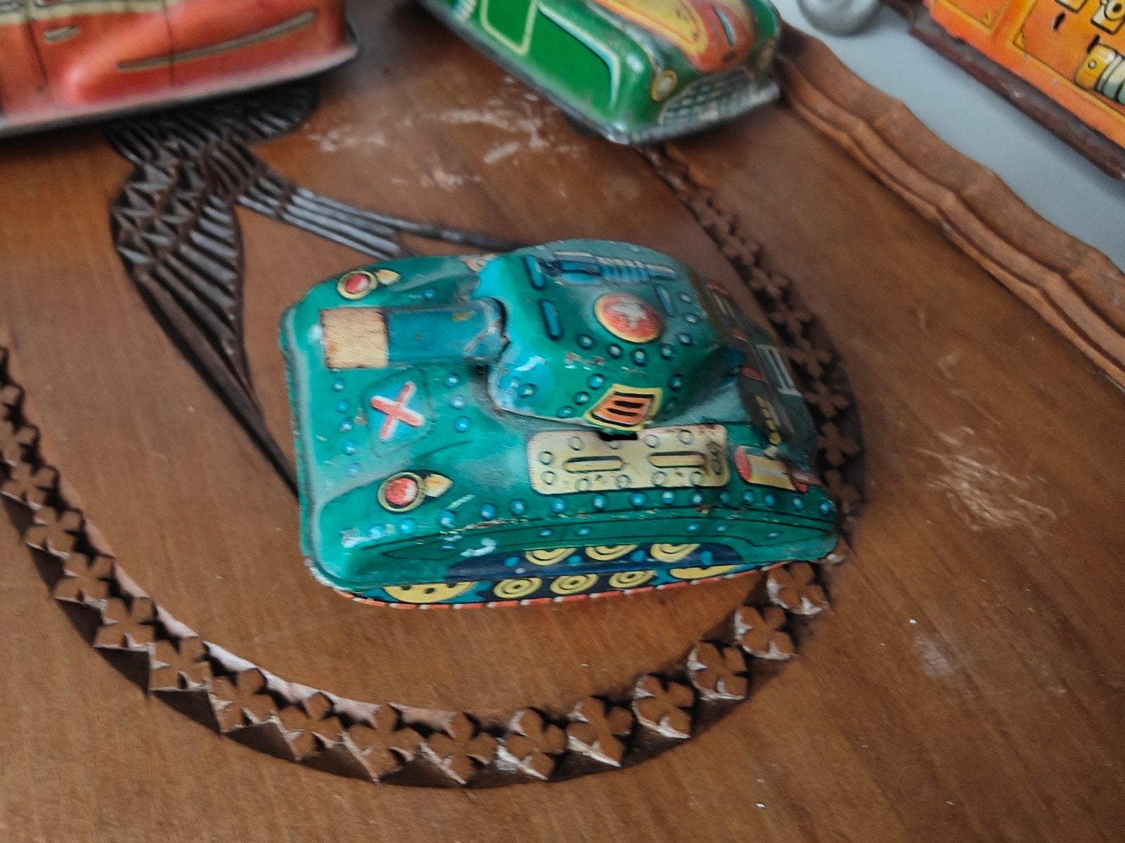 Vintage blikken speelgoedtank - Made in Japan Suzuki, Ophalen of Verzenden