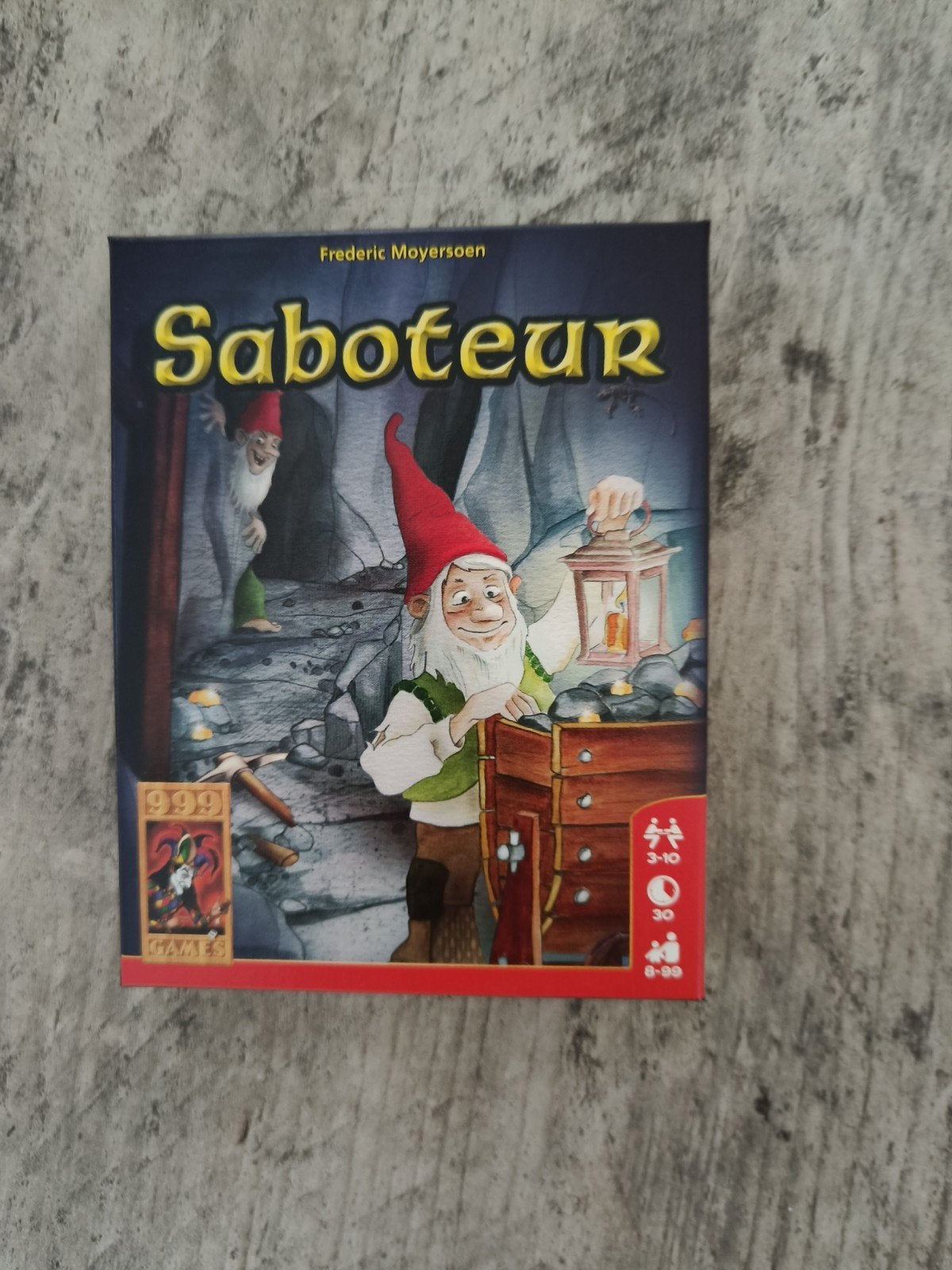 Saboteur Kaartspel - Strategisch en Leuk Gezelschapsspel, Vijf spelers of meer, Ophalen of Verzenden, Gebruikt, 999 Games
