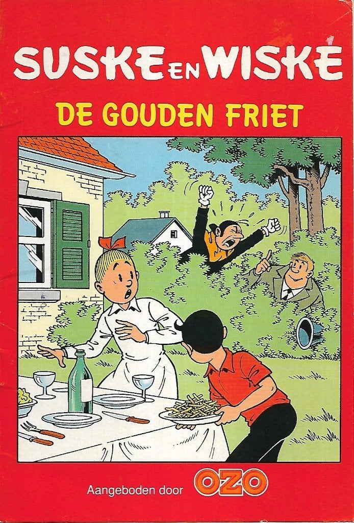 Suske en Wiske - De gouden friet, Eén stripboek, Ophalen of Verzenden, Zo goed als nieuw