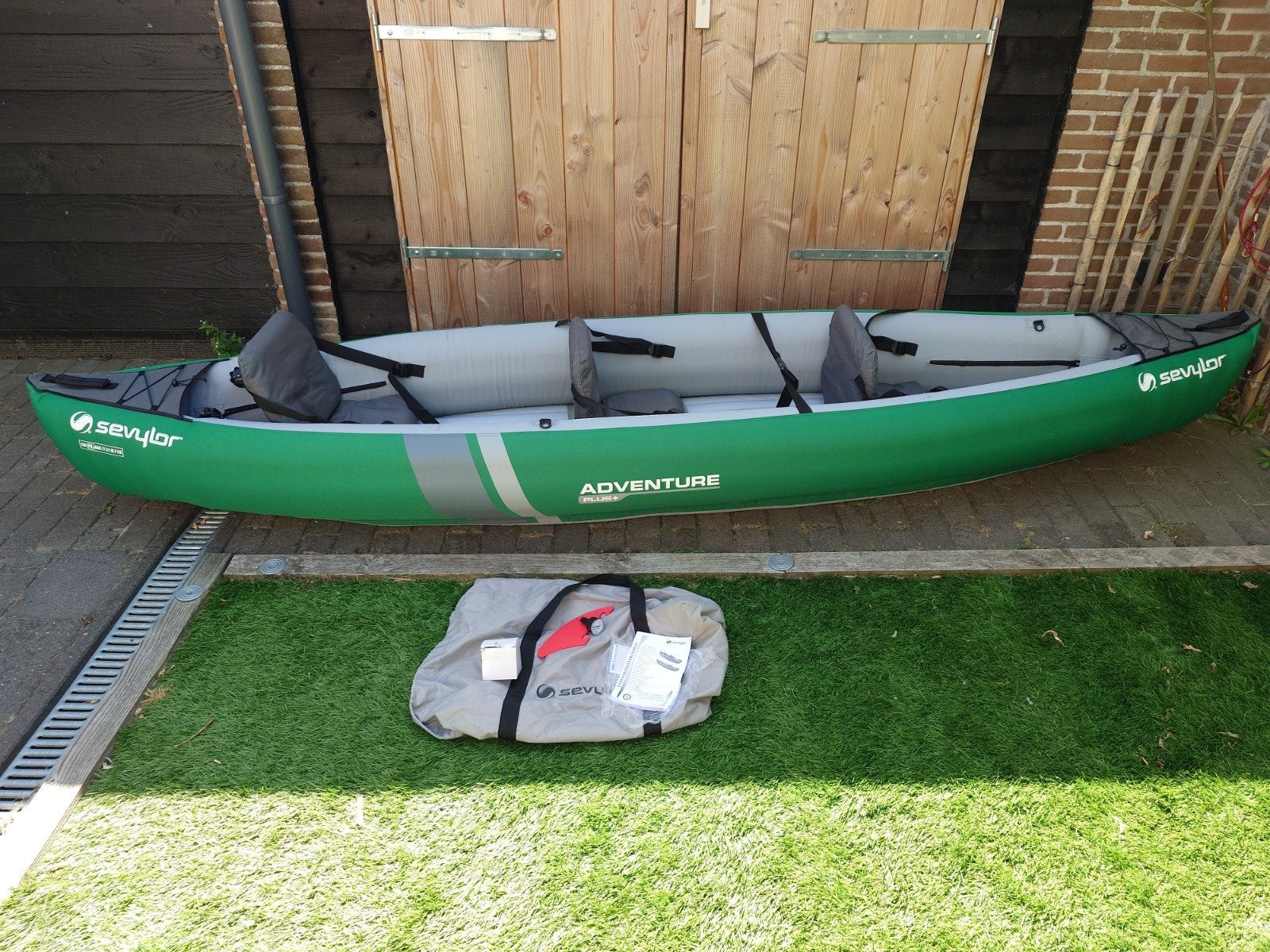 Sevylor Adventure plus. Opblaasbare Kano 3 personen., Ophalen, Gebruikt, Drie personen of meer, Overige typen