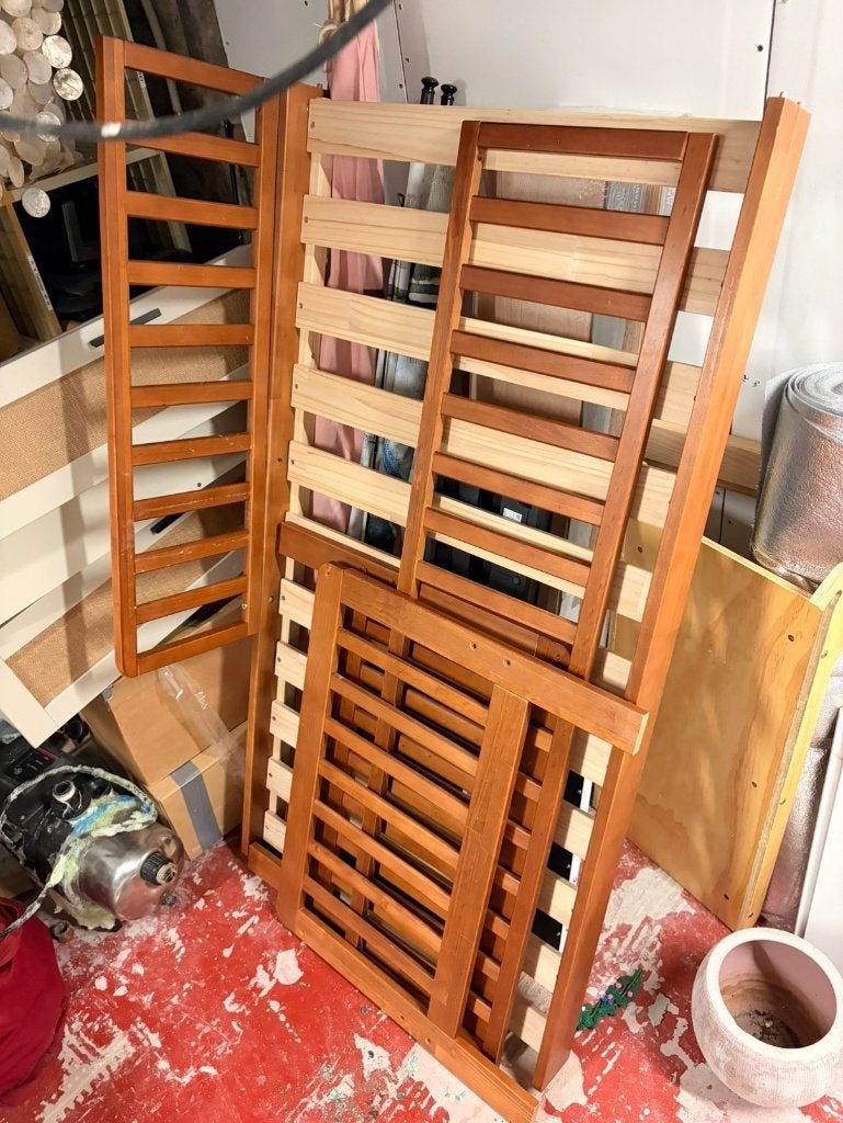 Petite Amélie houten ledikant 70x140 incl. matras, Ophalen, Gebruikt, Ledikant