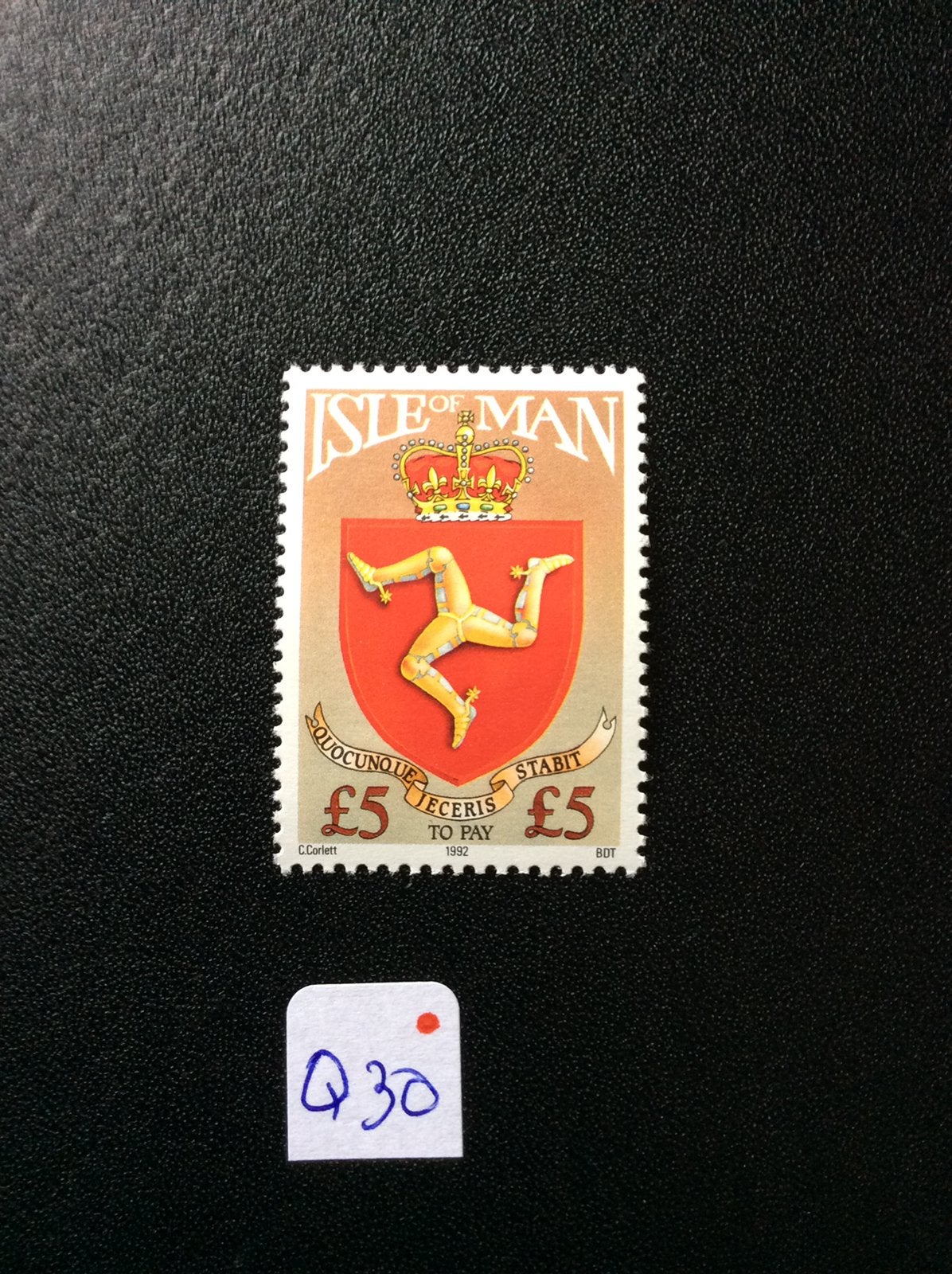 Isle of Man postzegel 1992 pfr Mi P 25, Ophalen of Verzenden, Postfris