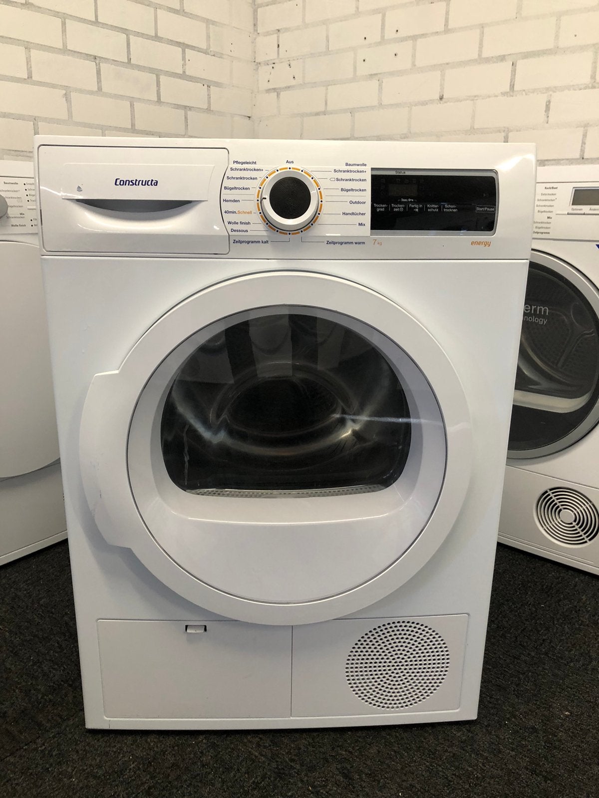 ENERGIE ZUINIGE Warmtepomp droger Bosch Constructa 7KG A++, Witgoed en Apparatuur, Ophalen, 6 tot 8 kg, Anti-kreukfase, Overige typen