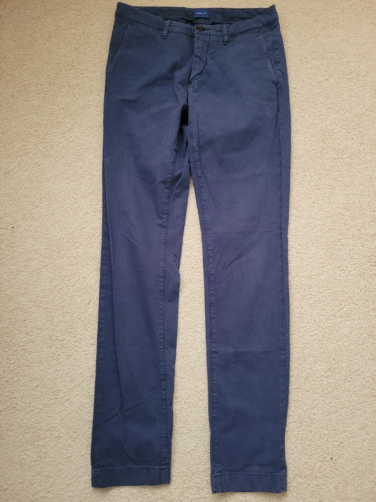 GANT Slim Fit Chino broek W31 / L34, Kleding | Heren, Blauw, GANT, Overige maten, Ophalen of Verzenden
