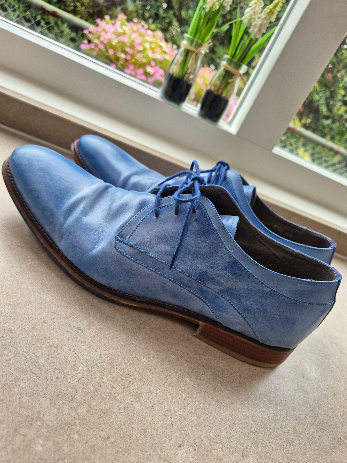 Jones Bootmakers Veterschoenen maat 46, Kleding | Heren, Schoenen, Blauw, Ophalen of Verzenden, Gedragen, Jones