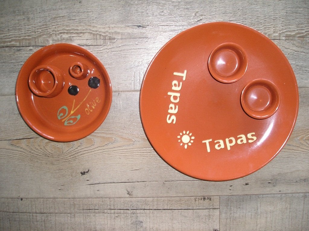 tapas schalen, Ophalen, Overige stijlen, Aardewerk, Schaal of Schalen
